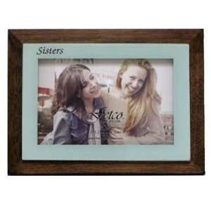  Fetco® Cooper Glass & Wood 6 x 4 Frame   Sisters (Green 