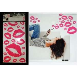  Hip in a Hurry Peel n Stick PINK LIPS Wall Graphics