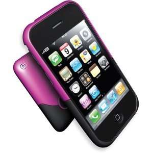  OEM iFrogz Luxe Pink & Black Case iPhone 3G 3GS Cell 