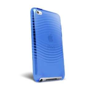  iFrogz IT4SGW BLU iPod Touch 4 Soft Gloss Wave Case  