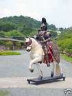 KNIGHT ON HORSE, LIFESIZE, ADVERTISING, PROPS, MEDIEVAL