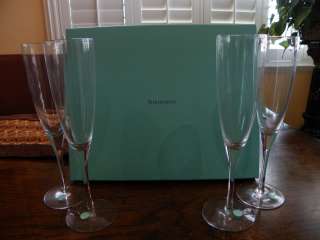 Tiffany & Co Stemware Wine Glasses Goblets Champagne  