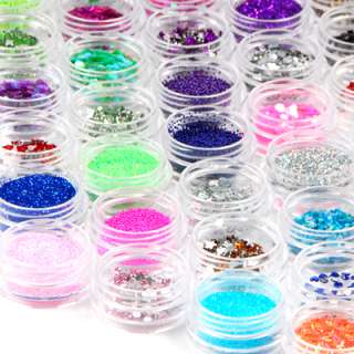 80 petites boites de glitter Paillette motifs couleurs Mix pour deco 