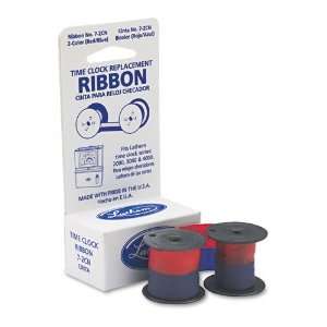  Lathem Time  2 Color Replacement Ribbon for 1221 & 4001 Time 