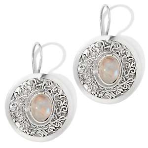 Himalayan Gems™ Moonstone Sterling Silver Drop Earrings 