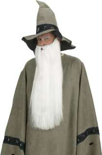 Beard W Mustache White (Masks, Hats & Wigs)