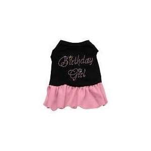  BIRTHDAY GIRL RHINESTONE DRESS BLACK/PINK