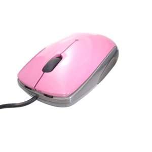  iOne Lynx R23 USB 3 button Laser mouse   Pink Color Electronics