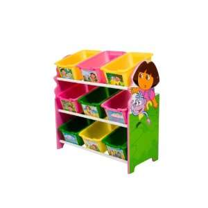   Nickelodeon Dora the Explorer 9 Bin Toy Organizer Toys & Games