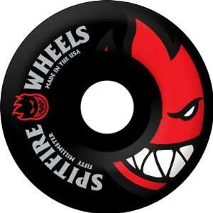 Spitfire Bighead 52mm Black Red Skate Wheels  Sports 