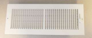   / Ceiling Register   White Steel Vent 12x4 684048108210  