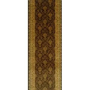   Rug Aubrey Runner, Cocoa, 2 Foot 2 Inch by 12 Foot