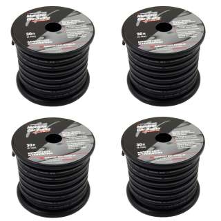 MONSTER CABLE 16 AWG GA 120 FT SPEAKER WIRE black QTY 4 S16B 30 100% 
