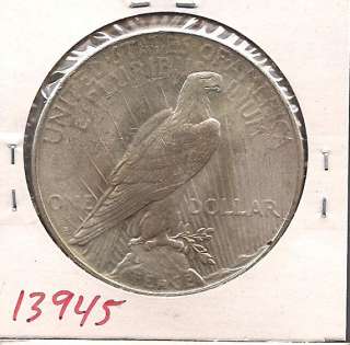 1923 S Peace Liberty Silver Dollar GEM Brilliant Uncirculated #13945 