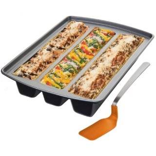Chicago Metallic Lasagna Trio Pan, 12 Inch by 15 Inch by 3 Inch (11 1 