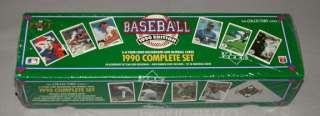 1990 Upper Deck Baseball Complete Factory Sealed Hobby Set  