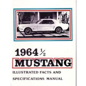  1964 1/2 FORD MUSTANG Facts Features Sales Brochure 
