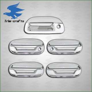 97 02 FORD F150 CHROME DOOR HANDLE TAILGATE COVERS TRIM  