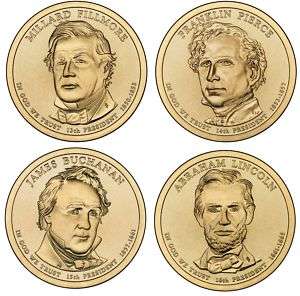 2010 Complete Presidential Golden Dollar BU P&D Set  