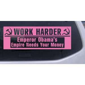   Money Political Car Window Wall Laptop Decal Sticker    Pink 60in X 20