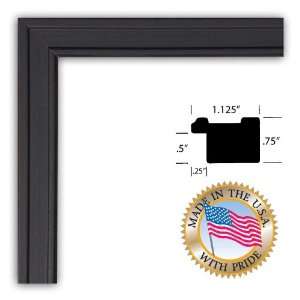  20x27 / 20 x 27 Black Stain on Maple Picture Frame   NEW 
