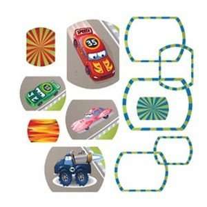   Hip In a Hurry 3D Decor Cut Outs 13 Inch  Race Cars #2
