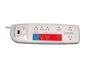   Feet 10 Outlets 2225 joules Power Strip w/ Autoswitching Technology