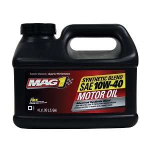  Mag 1 62452 10W 40 SN Synthetic Blend Motor Oil   4 Liter 