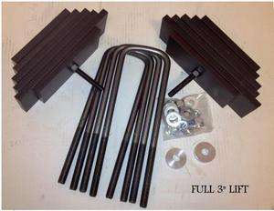 Early 99 1999 FORD F350 Superduty 3+ Front Leveling lift kit 4x4 