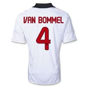  AC Milan 10/11 VAN BOMMEL Away Soccer Jersey Sports 