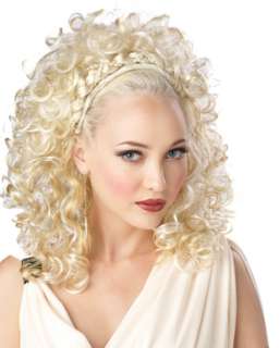 Grecian Goddess Blonde Wig Halloween Costume Accessory  