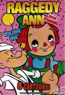 RAGGEDY ANN AND FRIENDS VOL.1 CLASSIC CARTOONS DVD  