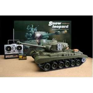  Airsoft RC Snow Leopard Battle Tank, Smoke Toys & Games
