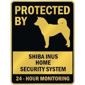   SHIBA INUS HOME SECURITY SYSTEM  PARKING SIGN DOG