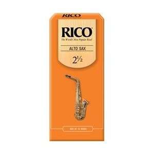  Rico Alto Saxophone Reeds Strength 2.5 Box Of 25 