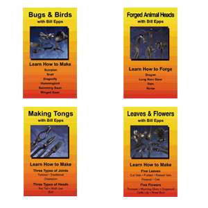 Birds, Bees, Flowers, Animal Heads & Tongs (4 DVD Set)  