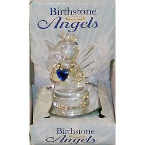  September Birthstone Glass Angel 