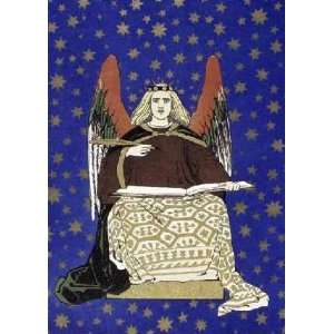  Angel Holding Book by unknown. Size 11.50 X 16.00 Art 