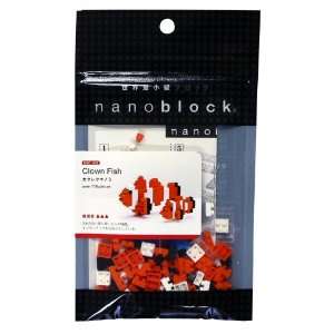    Nanoblock Animals NBC 002 Clown Fish (non LEGO) Toys & Games