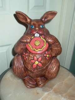 Vintage Rabbit Bunny Cookie Jar  
