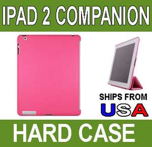Pink Hard Cover Case Companion Apple iPad 2 Smart  