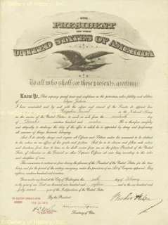 WOODROW WILSON   MILITARY APPOINTMENT SIGNED  
