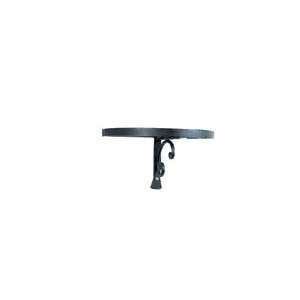  New Lluna Half Round Bracket 6 Powder Coated Black High 