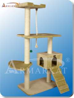 58 High Armarkat Cat Tree Pet Furniture Beige   
