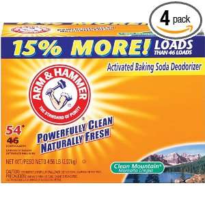 Arm & Hammer Powder Laundry Detergent, Clean Mountain, 54 Loads, 4.56 