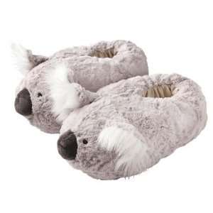  Aroma Home NICI Grey Koala Soft Warm Kids Slippers 