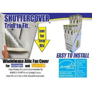  Attic Ceiling Fan Shutter Seal Cover, Fits up to 36 X 48 Attic Fan