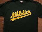   Athletics As MLB Baseball Authentic Collection Green XL T Shirt