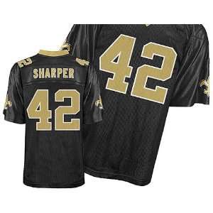 Saints NFL Jerseys #42 Darren Sharper BLACK Authentic Football Jersey 