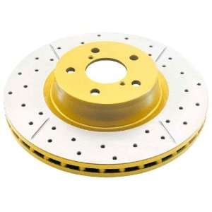   901X Front Drilled and Slotted Street Series Brake Rotor Automotive